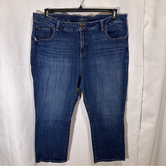 Lucky Brand Plus Size Emma Cropped Jeans - Picture 1 of 11